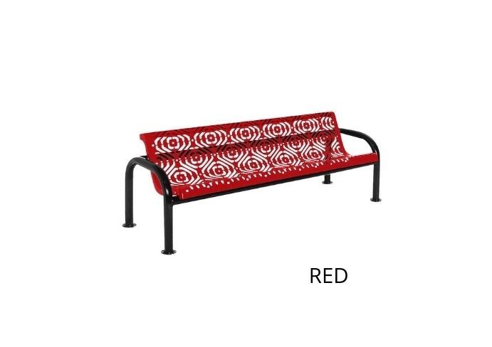 UltraSite 4' Contour Bench with Back, Diamond