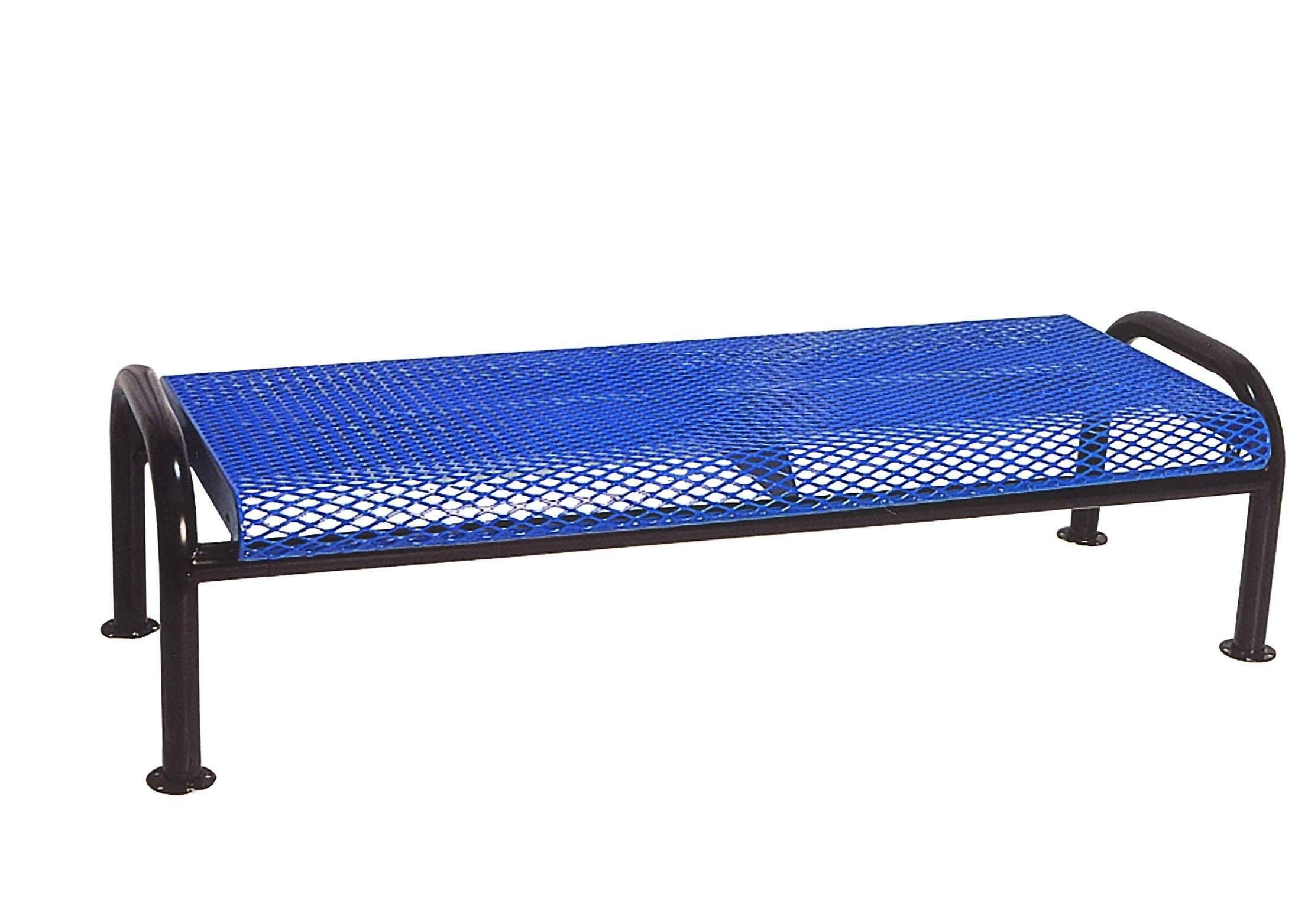 UltraSite 4' Contour Bench without Back, Diamond
