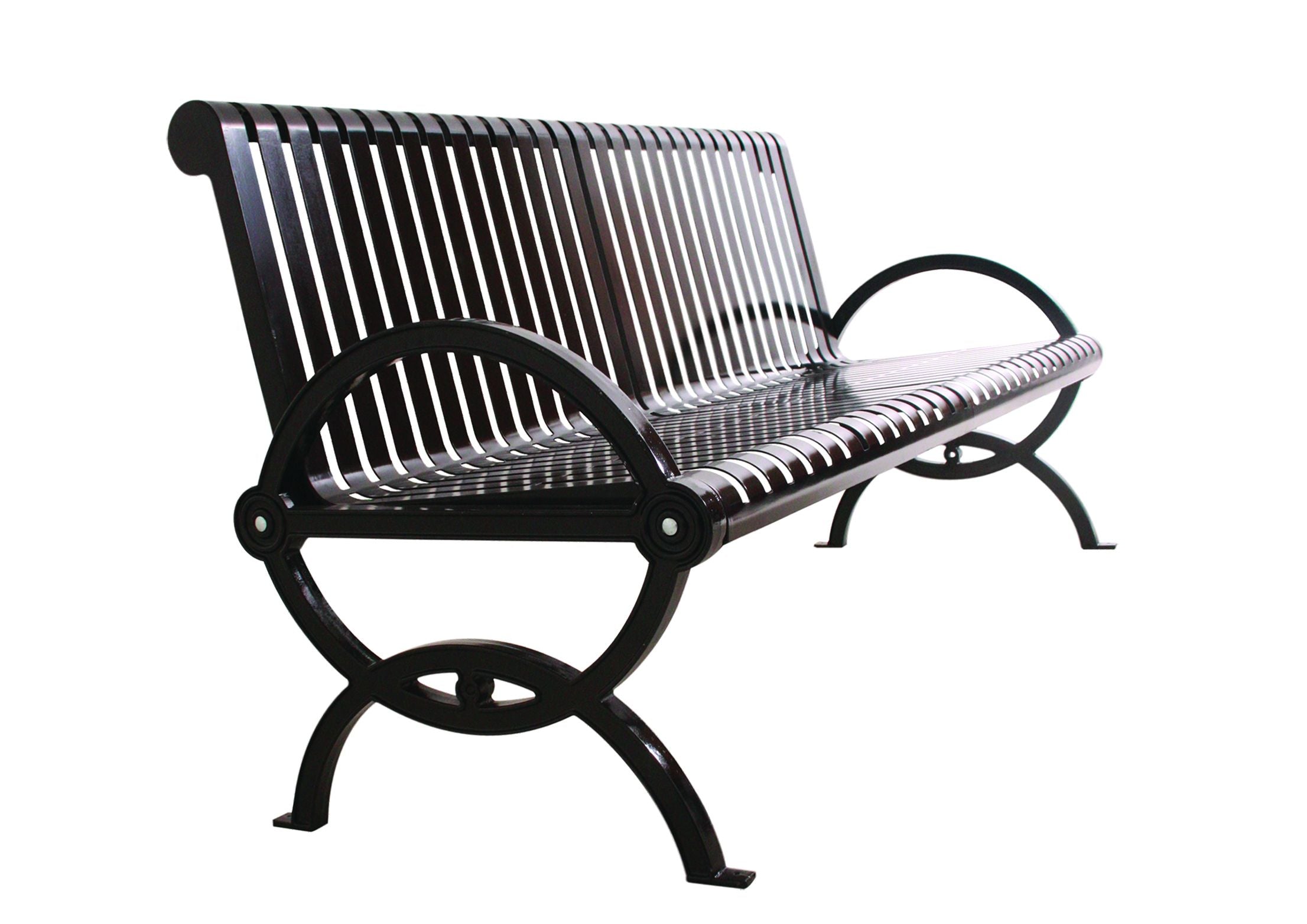 UltraSite 6' Durham Bench, With Back Vertical Slat