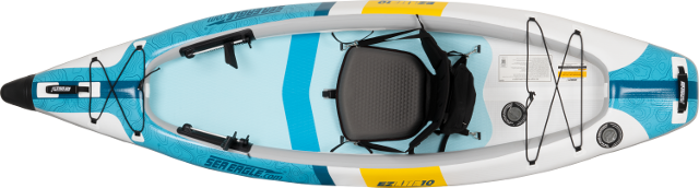 Sea Eagle EZLite10 10' Inflatable Kayak Deluxe Package (New)