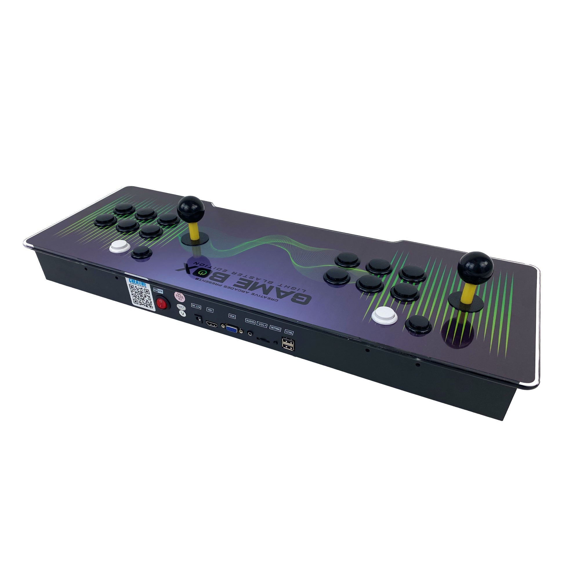 Creative Arcades NEW 10,134-in-1 Arcade Game Box Console - Light Blaster Edition