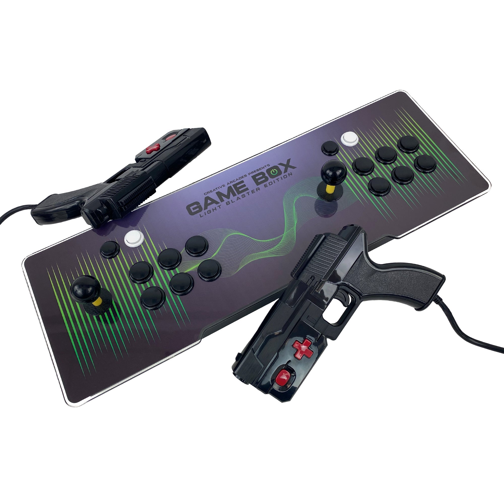 Creative Arcades NEW 10,134-in-1 Arcade Game Box Console - Light Blaster Edition