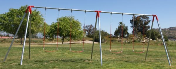 Jensen Swing H104 – Heavy-Duty 10′ High 4-Swing 2-Bay Frame