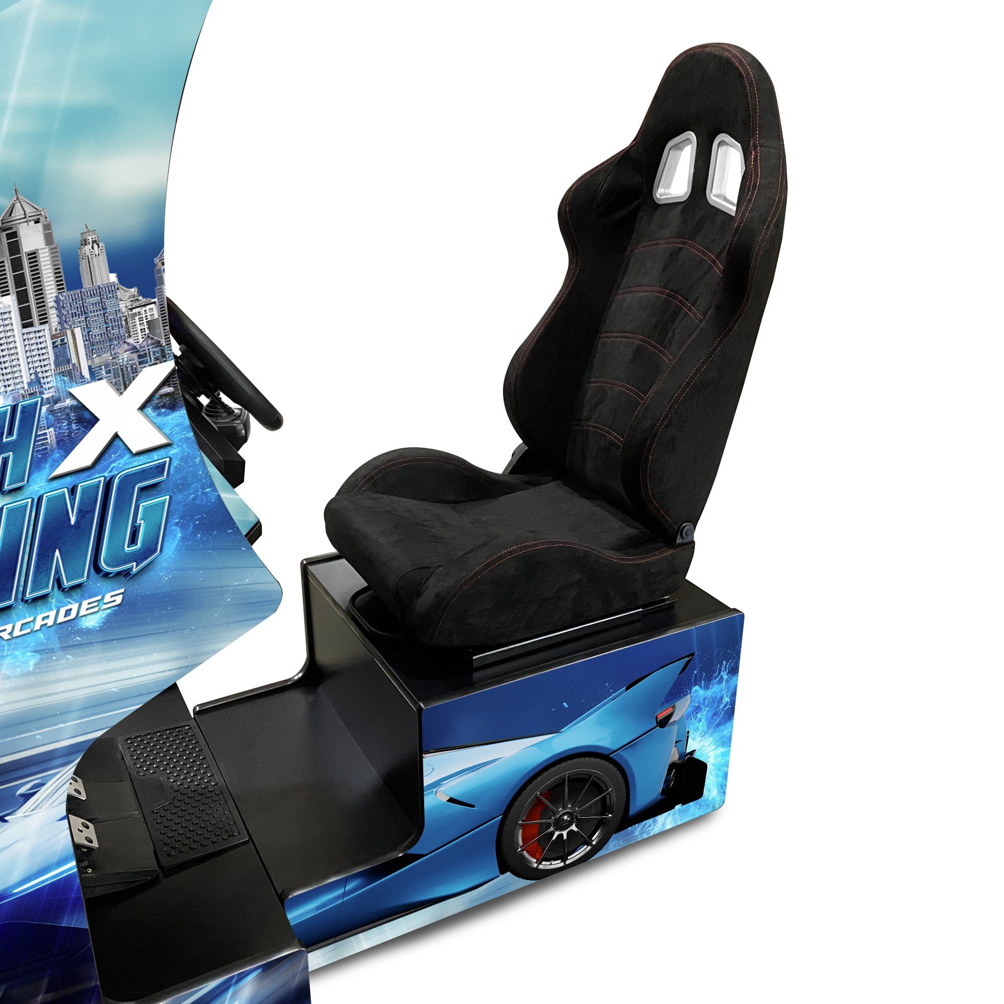 Creative Arcades Modern Racing Sim Machine (Wi-Fi Compatible)