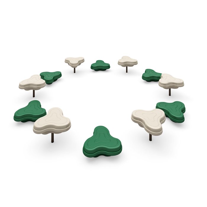 World Klass Play Frog Hopper | Playground Stepping Stones