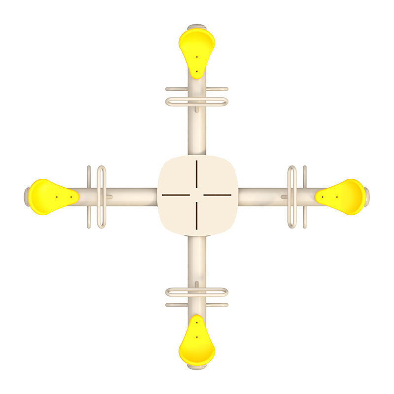 Wisdom Quad-Seesaw Four Seat Spring Rider