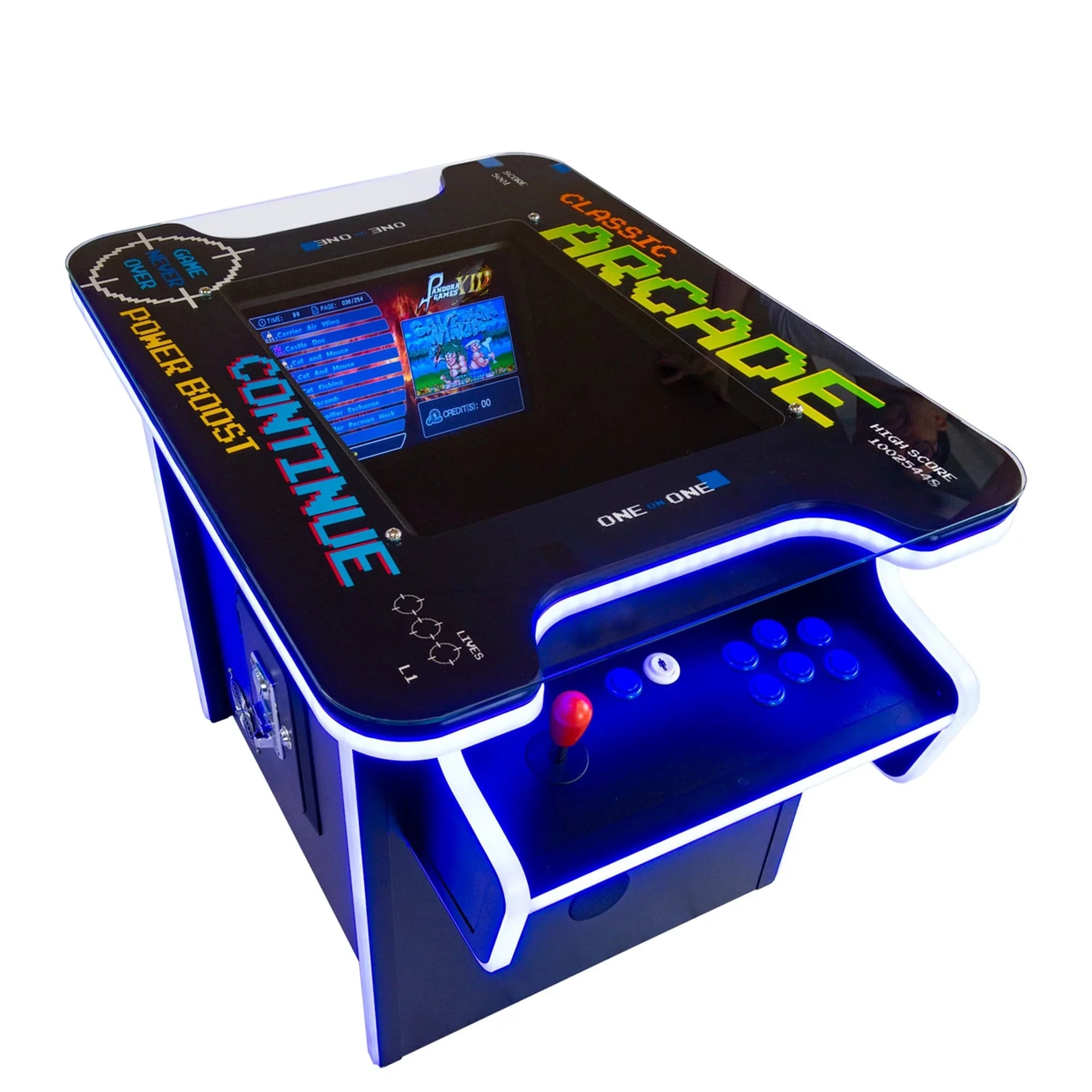Creative Arcades 2-Player Dual-Screen Cocktail Arcade Machine
