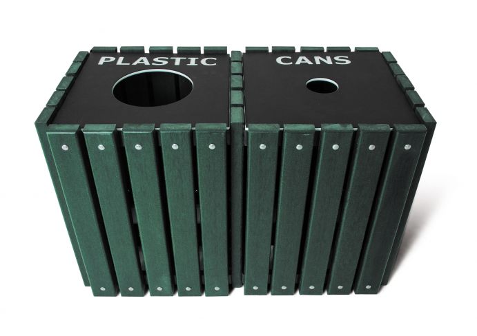 UltraSite 40 Gallon Recycling Single Receptacle