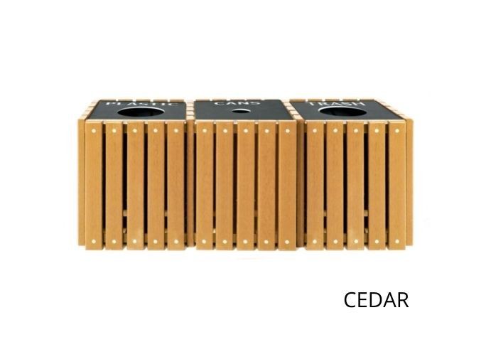 UltraSite 60 Gallon Recycling Single Receptacle