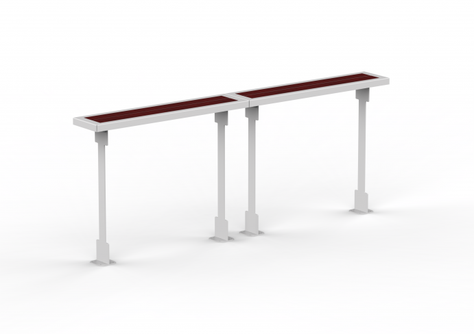 UltraSite 9' New Haven Brady Drink Rail