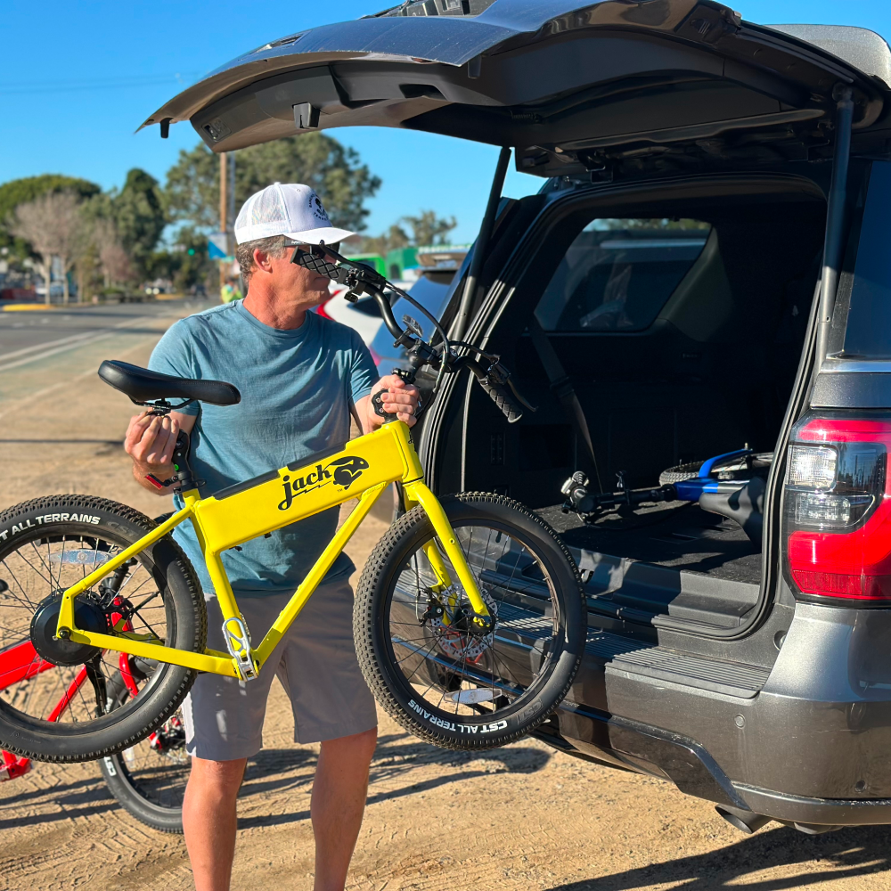 JackRabbit XG - Lightweight & Compact "Big" Micro eBike, Yellow