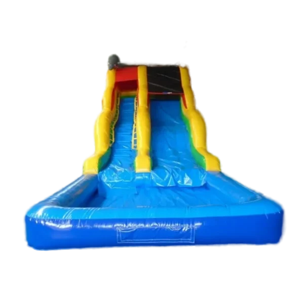 Bounce Horizon 16ft Dolphin Sea Inflatable Water Slide with Pool