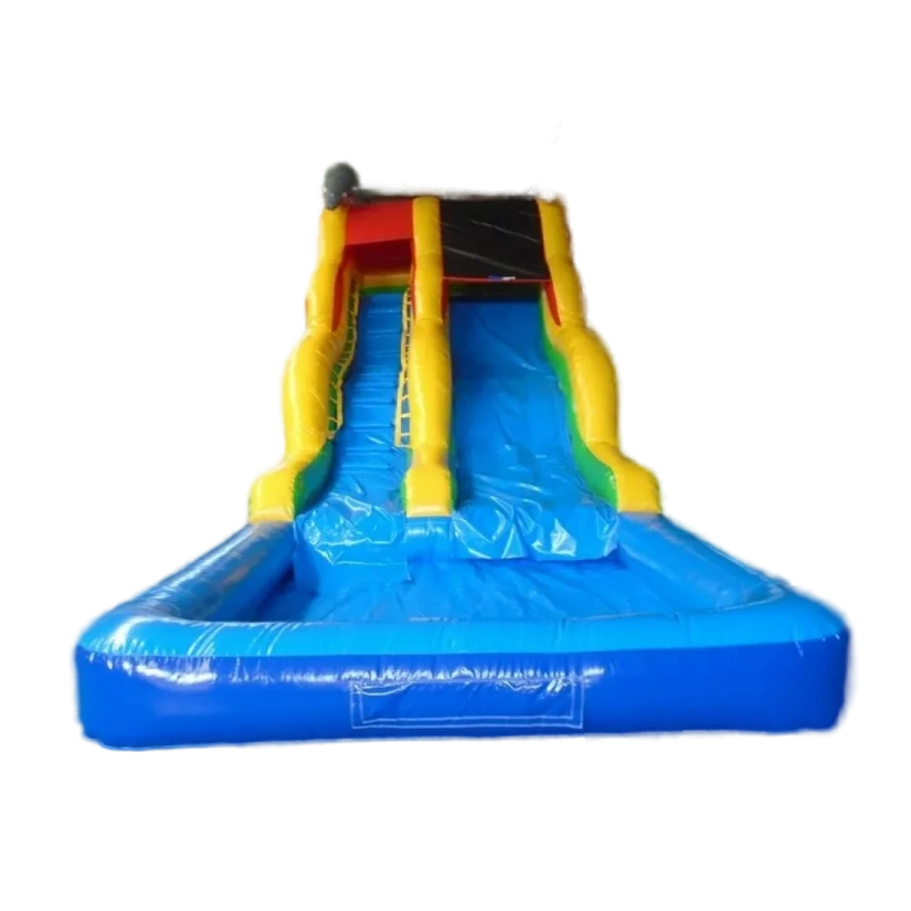 Bounce Horizon 16ft Dolphin Sea Inflatable Water Slide with Pool