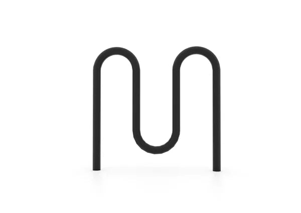 World Klass Play Double Commercial Bike Rack | Outdoor Bicycle Storage