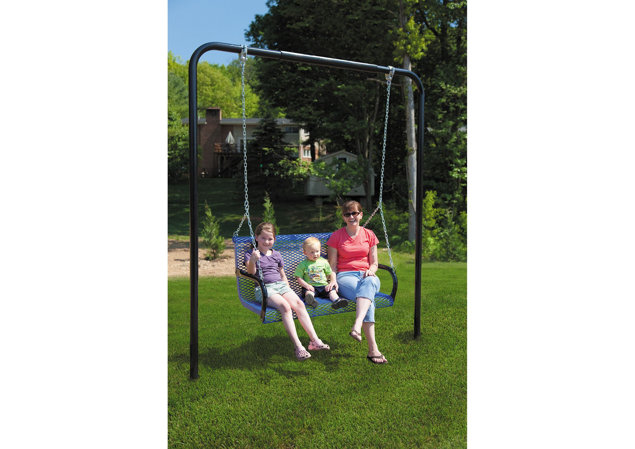 UltraSite 4' Contour Bench Swing, Inground