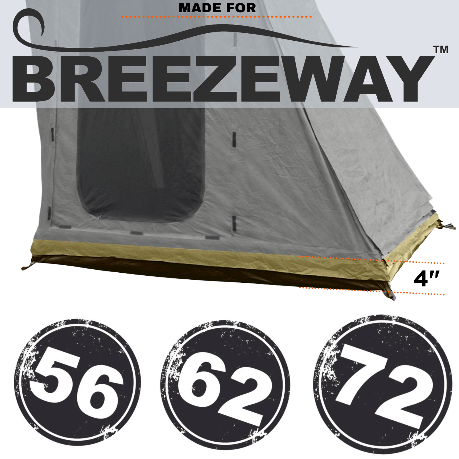 23Zero CO-Annex Extension 4 Inch Breezeway 62 Olive