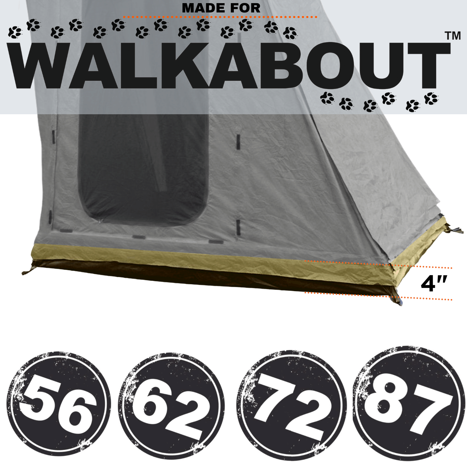 23Zero Annex Extension 4 Inch Walkabout 62 Olive