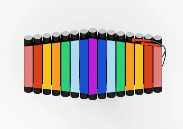 World Klass Play Split Rainbow Xylophone – Outdoor Playground Instrument